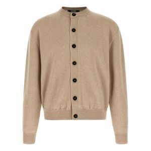 Jacquemus Beige Merino Wool Men's Cardigan